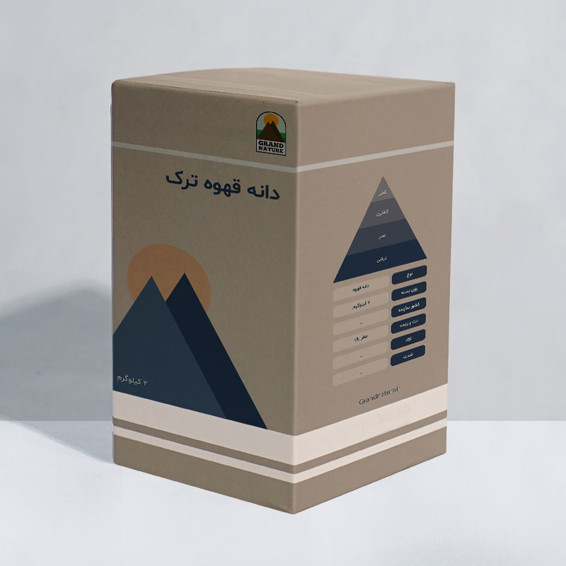 بسته دانه قهوه ترک 2 کیلوگرمی